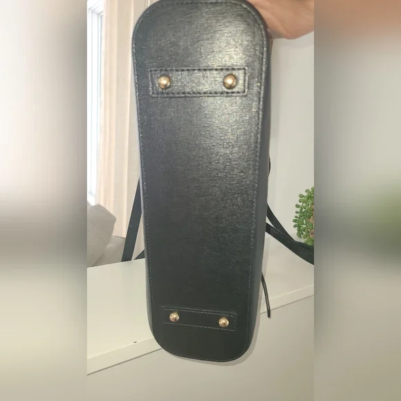 Dooney & Bourke Black Tote with Gold Accents - Picture 9 of 11